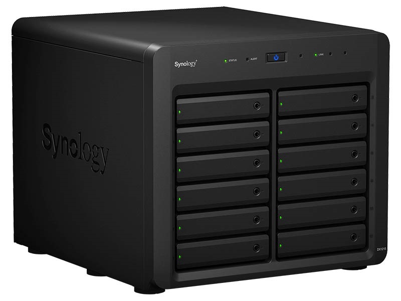 Synology DiskStation DX1215 II 12x SSD/HDD NAS tárhelybővítő