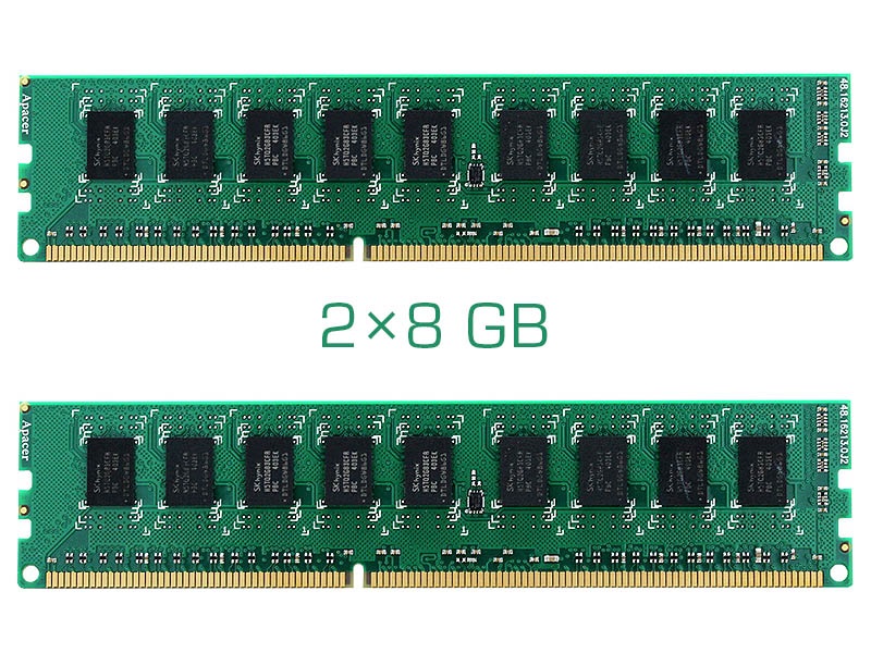 Synology RAMECC1600DDR3-8GBX2 2x 8GB DDR3 1600MHz ECC SDRAM memóriamodul pár