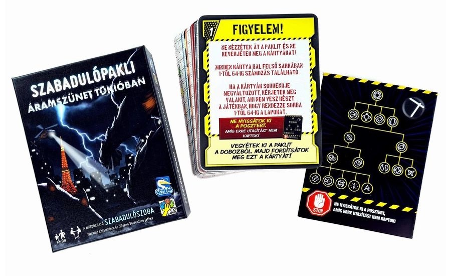 Szabadulópakli – Áramszünet Tokióban kártyajáték