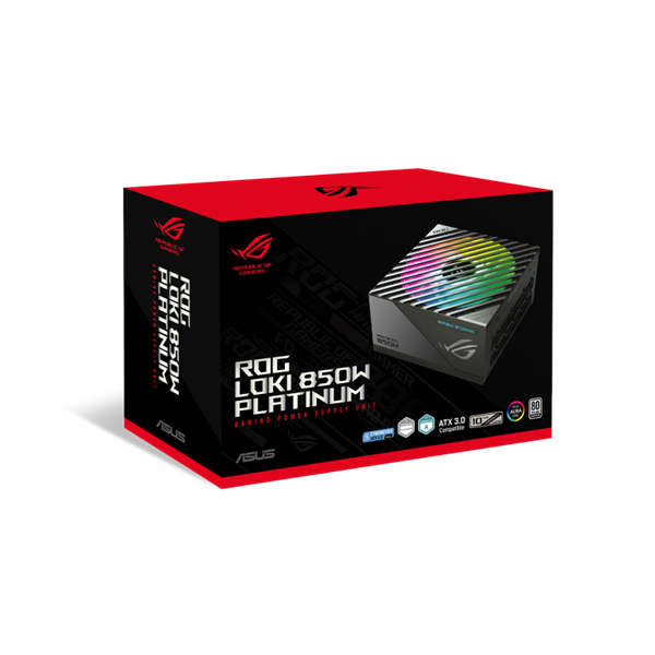 TÁP Asus ROG Loki 850W Platinum tápegység - moduláris - ROG-LOKI-850P-SFX-L-GAMING