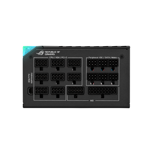 TÁP Asus ROG THOR 1000W Platinum II 80+ Platina tápegység - moduláris - ROG-THOR-1000P2-GAMING