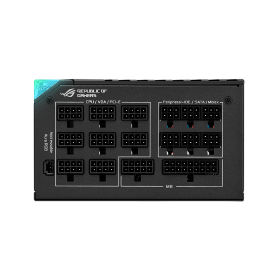 TÁP Asus ROG THOR 1000W Platinum II 80+ Platina tápegység - moduláris - ROG-THOR-1000P2-GAMING