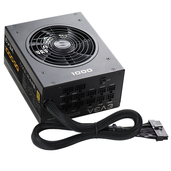 TÁP EVGA 1000 GQ, 80+ GOLD 1000W, Semi Modular