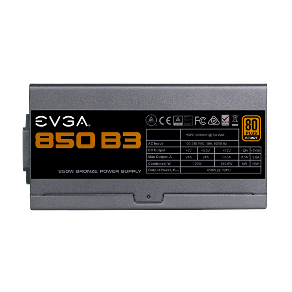 TÁP EVGA 850 B5, 80+ Bronze 850W, Fully Modular