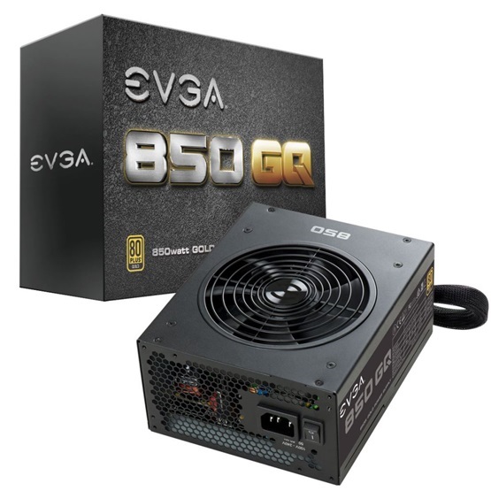 TÁP EVGA 850 GQ, 80+ GOLD 850W, Semi Modular