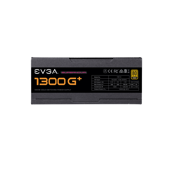 TÁP EVGA SuperNOVA 1300 G+, 80 Plus Gold 1300W, Fully Modular