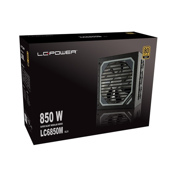 TÁP LC Power 850W - LC6850M V2.31 - Super Silent Modular Series GOLD