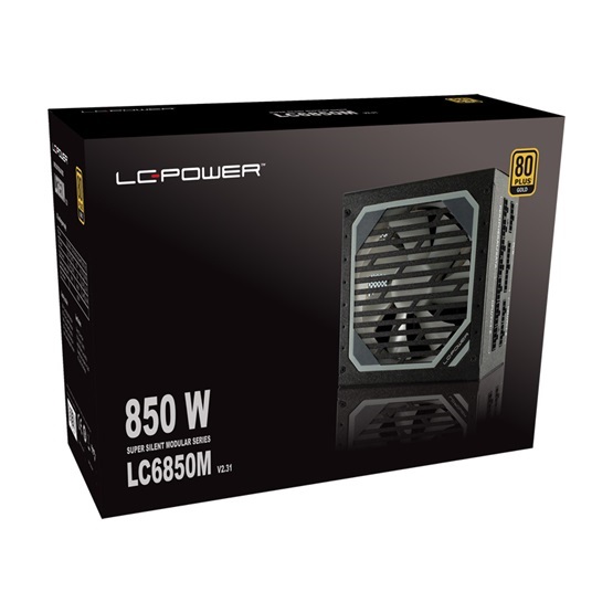 TÁP LC Power 850W - LC6850M V2.31 - Super Silent Modular Series GOLD