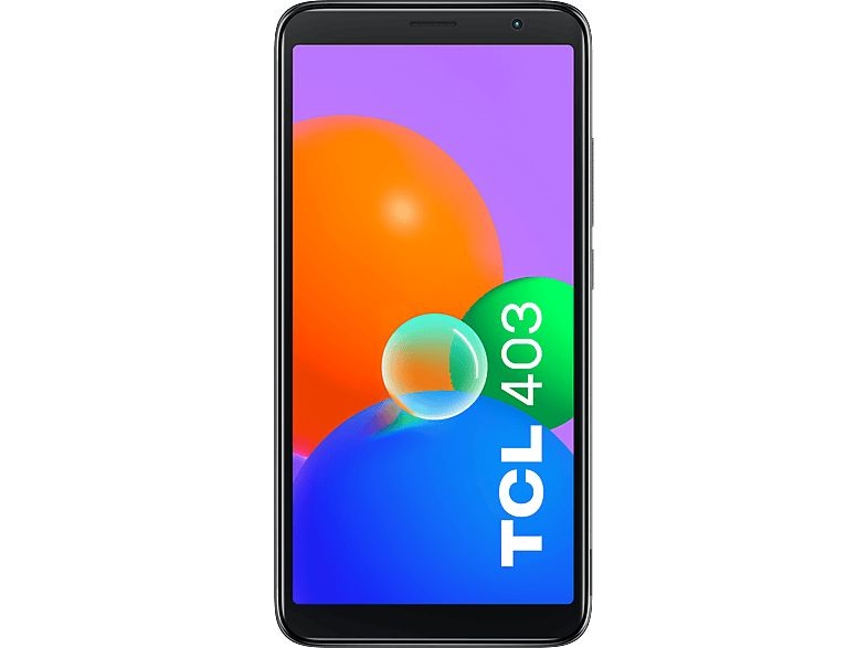TCL 403 6" LTE 2/32GB fekete okostelefon + Yettel Express 3 GB mobilnet extra feltöltőkártya (Újszerű)