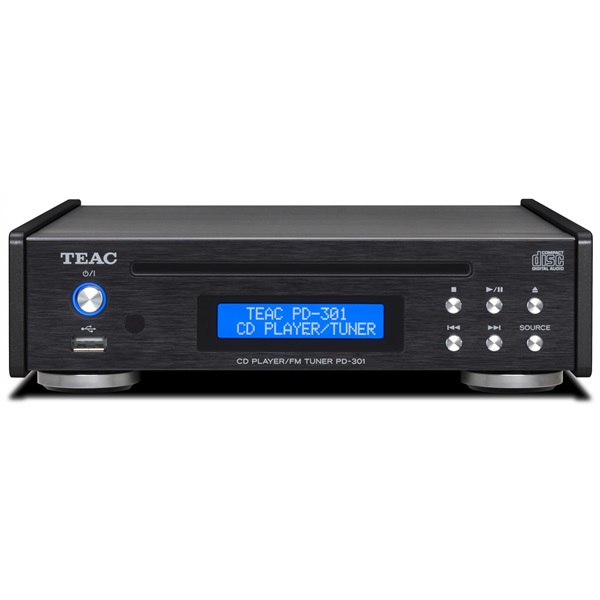 TEAC PD-301DAB-X DAB+/FM fekete CD lejátszó (Újracsomagolt)