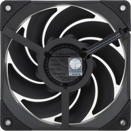 THERMALRIGHT TL-B12 EXTREM rendszerhűtő ventilátor fekete