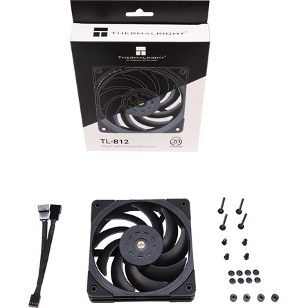 THERMALRIGHT TL-B12 rendszerhűtő ventilátor fekete