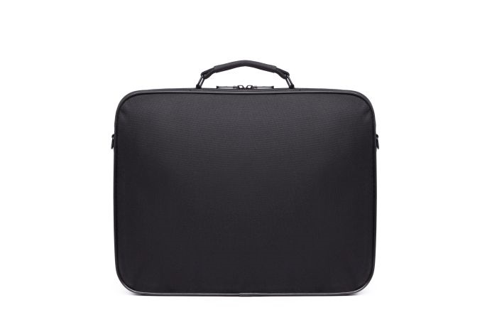 TOO 15,6" fekete notebook táska piros dekor csíkkal