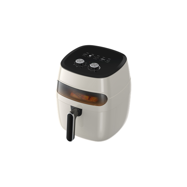 TOO AF-120W-1350 W fehér 5,2 L forrólevegős ablakos sütő (air fryer/airfryer)