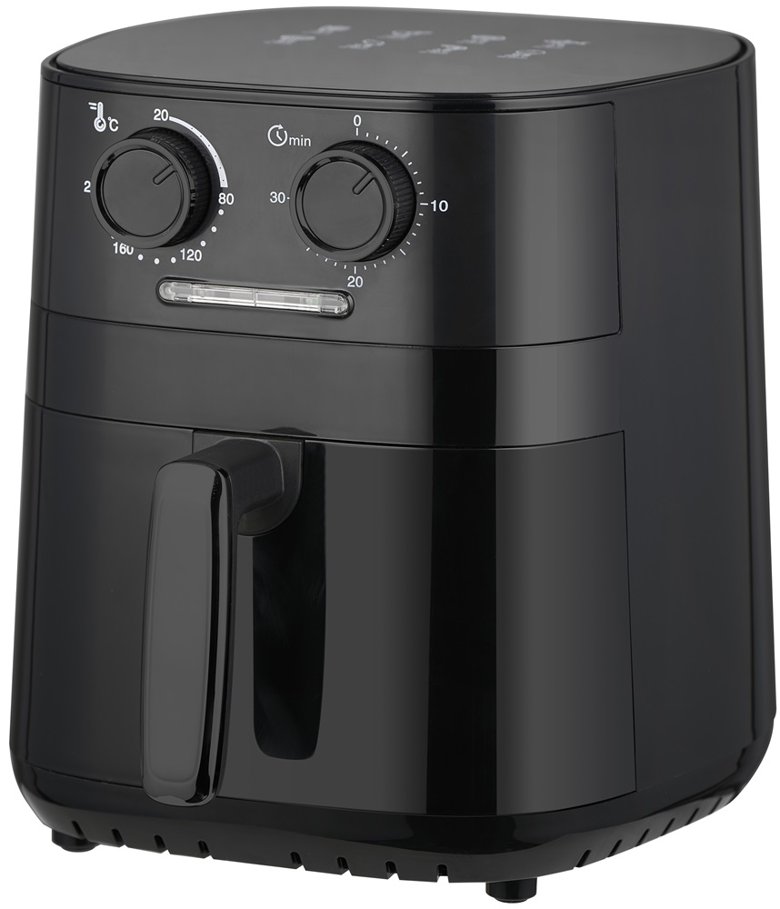 TOO AF-300-B-1400 W fekete 3,2 L forrólevegős sütő (air fryer/airfryer)