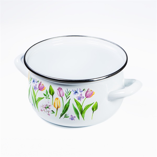 TOO BELLY TULIP 2,8 literes, 18cm átmérő, 12cm magasságú lábas (fazék) üveg fedővel