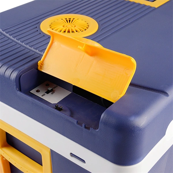 TOO ECW-150-BLO 50 literes elektromos hűtőláda, fűtési funkcióval, 230V és 12V tápellátás is (AC/DC)