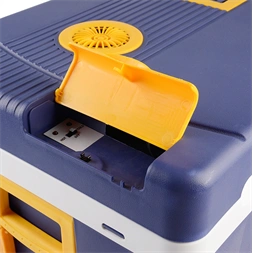 TOO ECW-150-BLO 50 literes elektromos hűtőláda, fűtési funkcióval, 230V és 12V tápellátás is (AC/DC)