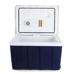 TOO ECW-150-BLO 50 literes elektromos hűtőláda, fűtési funkcióval, 230V és 12V tápellátás is (AC/DC)