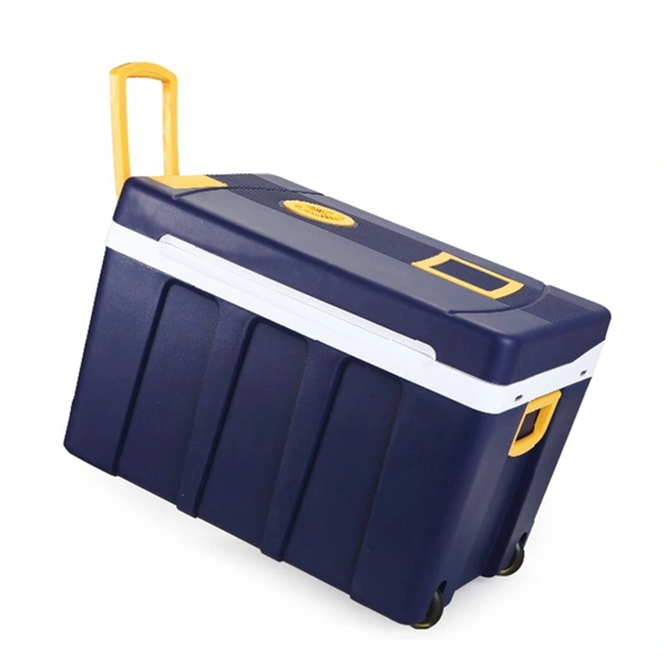 TOO ECW-150-BLO 50 literes elektromos hűtőláda, fűtési funkcióval, 230V és 12V tápellátás is (AC/DC)