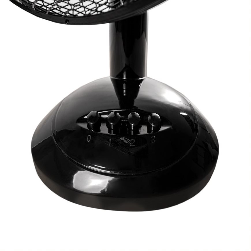 TOO FAND-30-201-B FJORD fekete asztali ventilátor 30cm