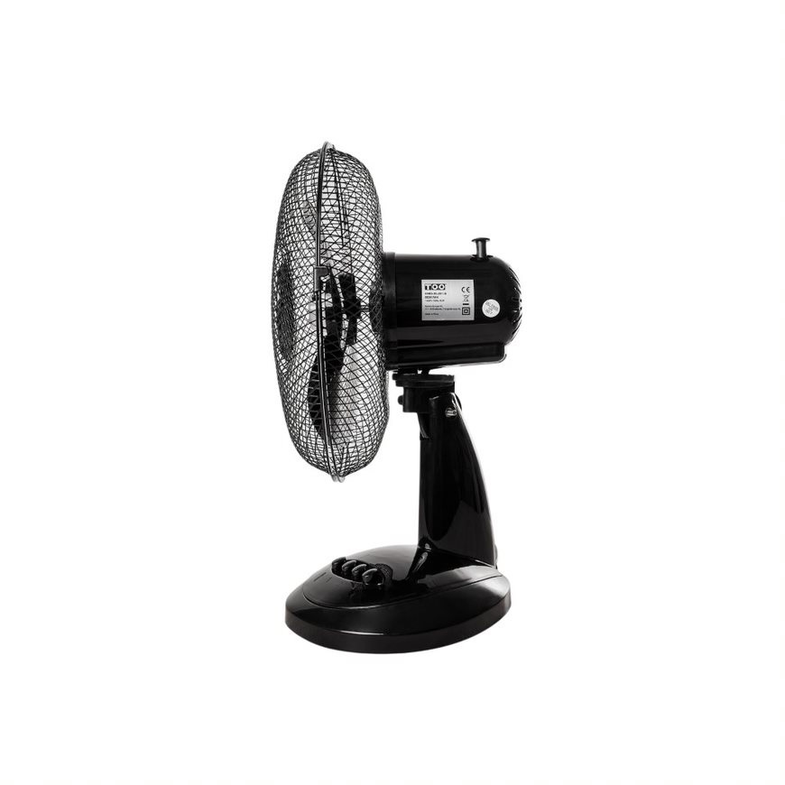 TOO FAND-30-201-B FJORD fekete asztali ventilátor 30cm