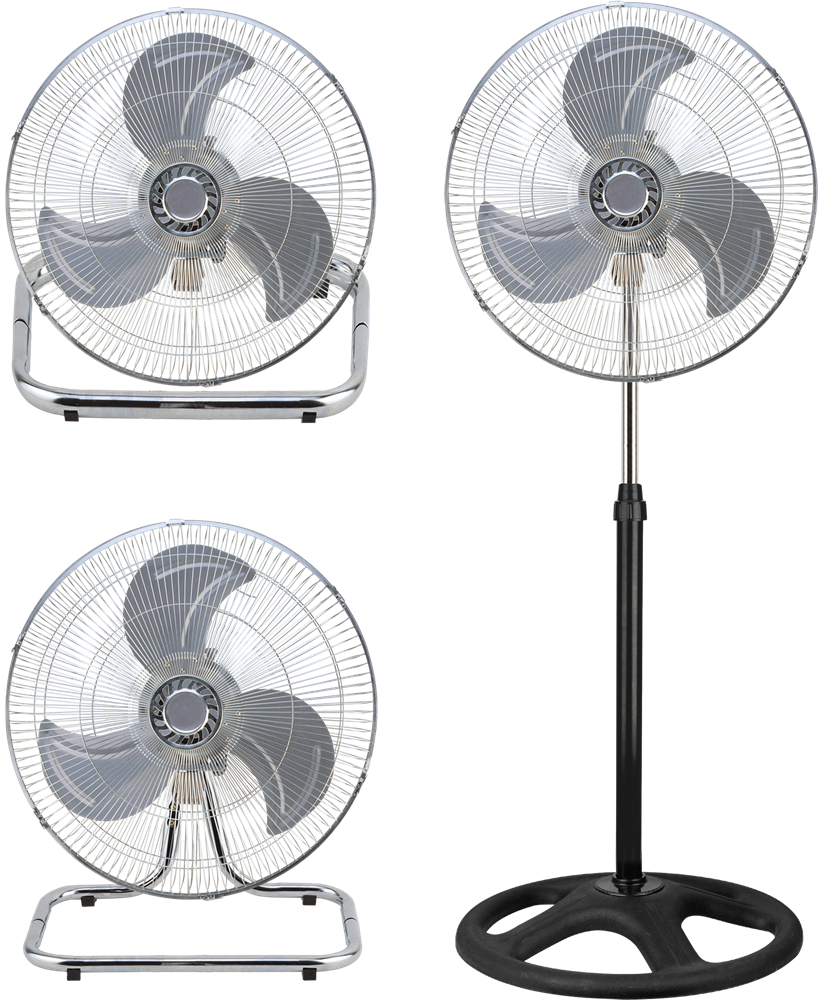 TOO FANS-45-400-B-3IN1 TYPHOON álló/fali/padló ventilátor multifunkciós 45cm
