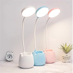 TOO FLOWER LAMP 1200mAh USB rózsaszín LED lámpa tolltartóval