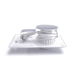 TOO GPS-200-1W IP20, 1x 2P+F, USB-A, fehér asztalba süllyeszthető elosztó