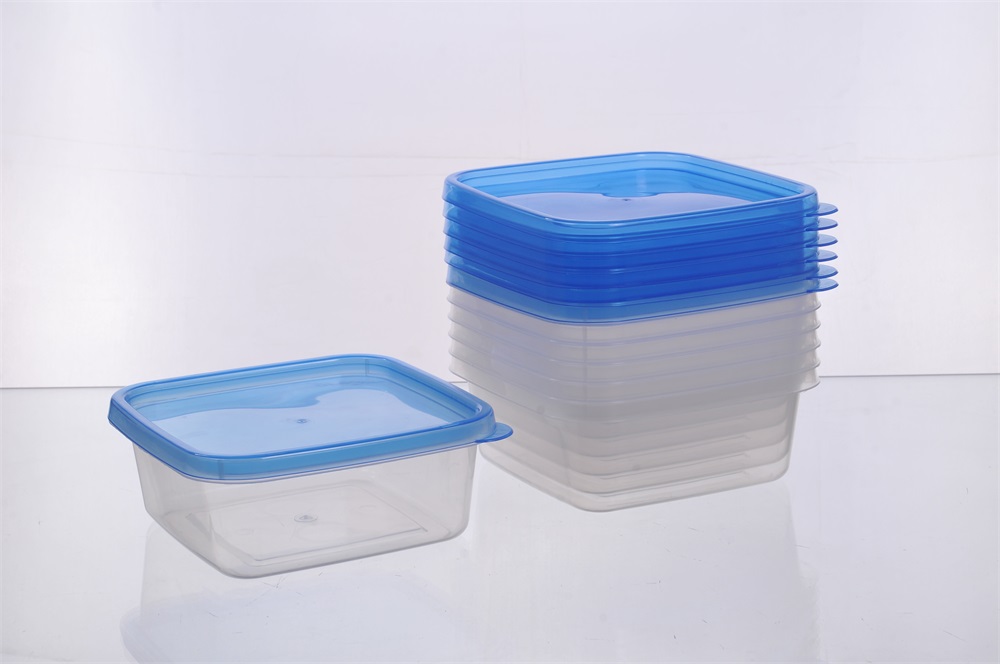 TOO KT-151 7db-os négyzetes 600ml-es ételtároló doboz szett