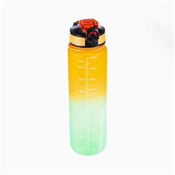 TOO KT-400 1000ml-es színátmenetes motivációs kulacs idézetekkel és időskálával