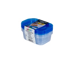 TOO KT-077 3db-os 500ml-es téglalap alakú ételtároló doboz szett