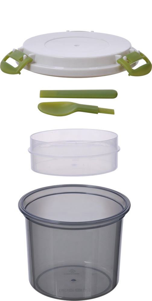 TOO KT-146 joghurt tároló kanállal, ételtároló doboz 600ml
