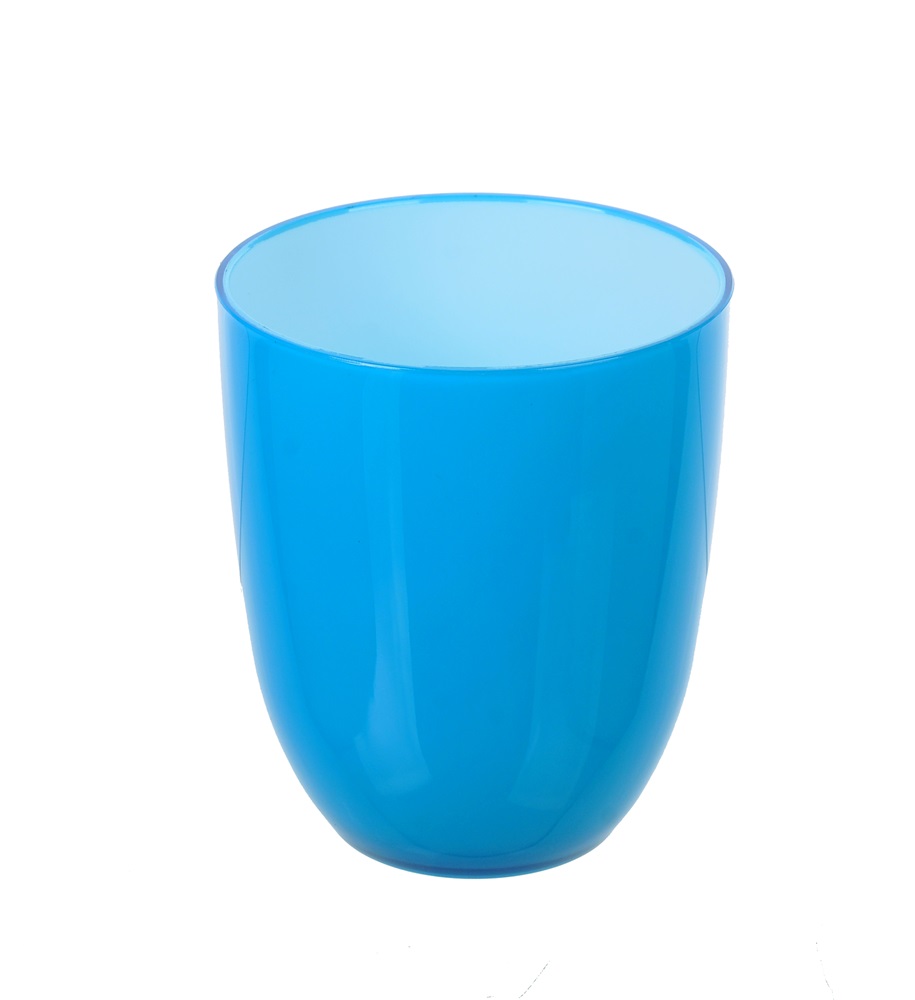 TOO KT-149-BL 500ml-es duplafalú, kerek műanyag pohár