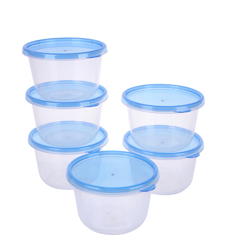 TOO KT-150 6 db-os kerek 745ml-es ételtároló doboz szett
