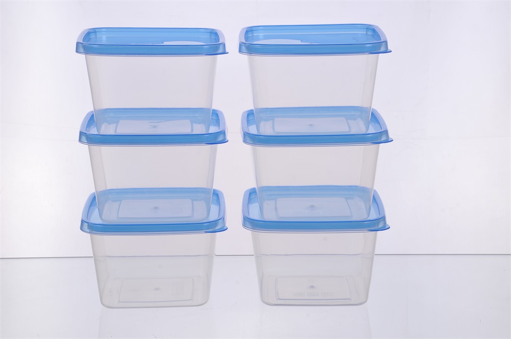 TOO KT-152 6 db-os négyzetes 1.000ml-es ételtároló doboz szett