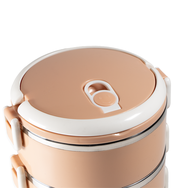 TOO KT-408 P 4 részes mogyoróbarna ételhordó