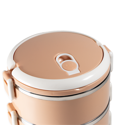 TOO KT-408 P 4 részes mogyoróbarna ételhordó