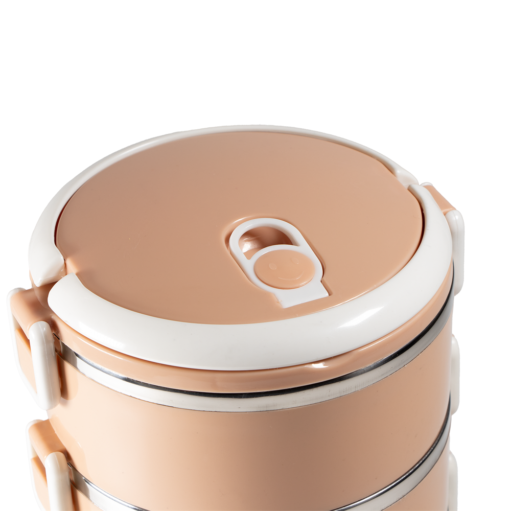 TOO KT-408 P 4 részes mogyoróbarna ételhordó