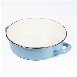 TOO LINE BLUE LOW 3,2 literes, 24cm átmérő, 7,5cm magasságú alacsony lábas (fazék) üveg fedővel