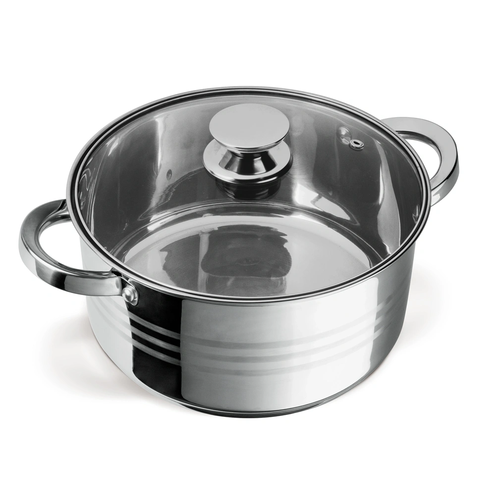 TOO LP-7170 prémium rozsdamentes 6 darabos edénykészlet, 7,2 liter+10 liter+13,3 liter fazék/lábas+fedők