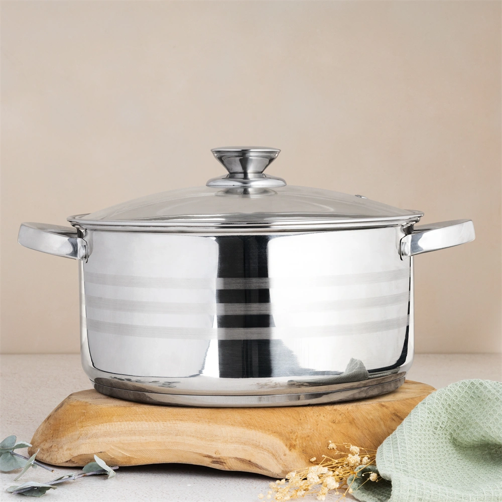 TOO LP-7170 prémium rozsdamentes 6 darabos edénykészlet, 7,2 liter+10 liter+13,3 liter fazék/lábas+fedők