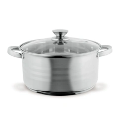 TOO LP-7170 prémium rozsdamentes 6 darabos edénykészlet, 7,2 liter+10 liter+13,3 liter fazék/lábas+fedők