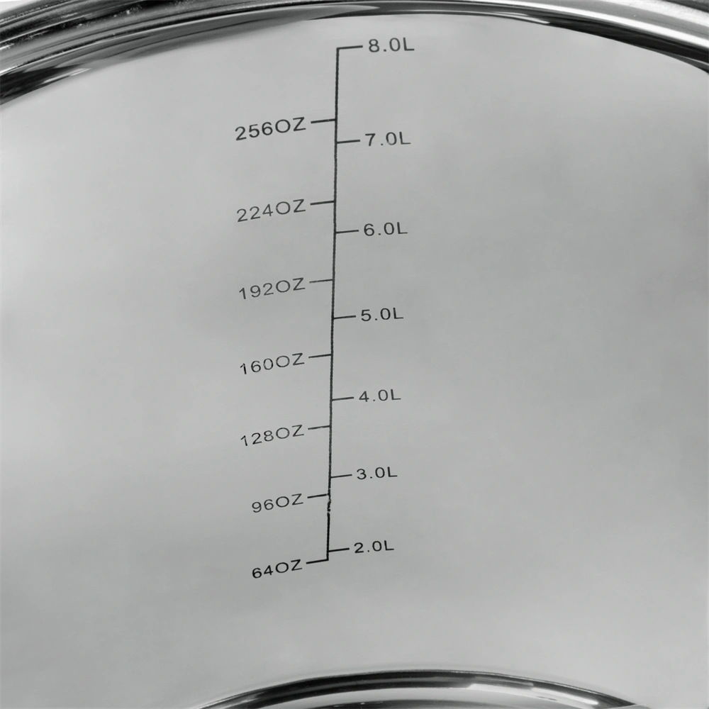 TOO LP-7170 prémium rozsdamentes 6 darabos edénykészlet, 7,2 liter+10 liter+13,3 liter fazék/lábas+fedők