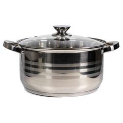 TOO LP-7170-7L prémium rozsdamentes edény 7,2 liter fazék/lábas+fedő 26 x 14cm