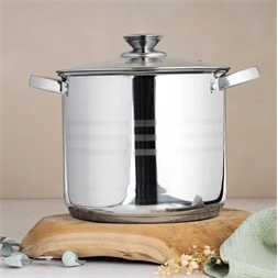 TOO LP-7171 prémium rozsdamentes 6 darabos edénykészlet, 4,3 liter+5,6 liter+7,2 liter fazék/lábas+fedők