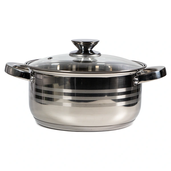 TOO LP-7172-4L prémium rozsdamentes edény  4,2 liter fazék/lábas+fedő 22 x 11cm