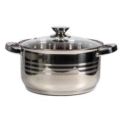 TOO LP-7172-5L prémium rozsdamentes edény  5,6 liter fazék/lábas+fedő 24 x 13cm