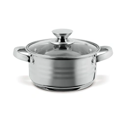 TOO LP-7172 prémium rozsdamentes 6 darabos edénykészlet, 2,3 liter+4,2 liter+5,8 liter fazék/lábas+fedők
