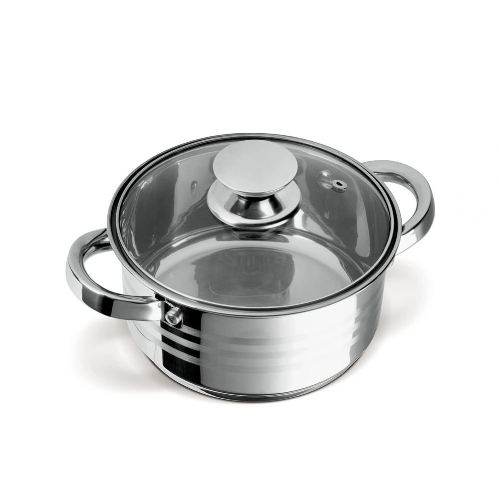 TOO LP-7172 prémium rozsdamentes 6 darabos edénykészlet, 2,3 liter+4,2 liter+5,8 liter fazék/lábas+fedők